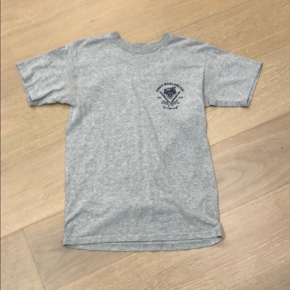 Grey Obey Worldwide T-shirt